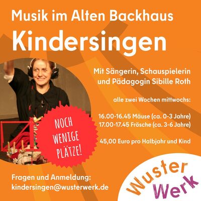 Bild mit Informationen zu den Kindersing-Termine und Gruppen.