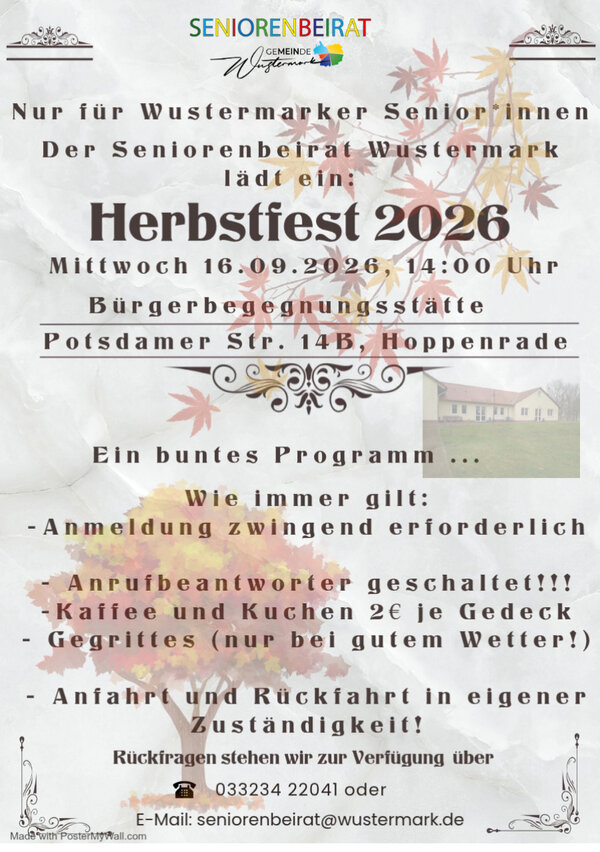 Bild vergr&ouml;&szlig;ern: Herbstfest 2026