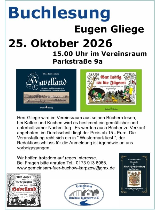 Bild vergr&ouml;&szlig;ern: Flyer Buchlesung